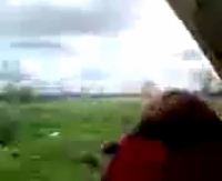 Казахская девушка трахается возле автомобиля